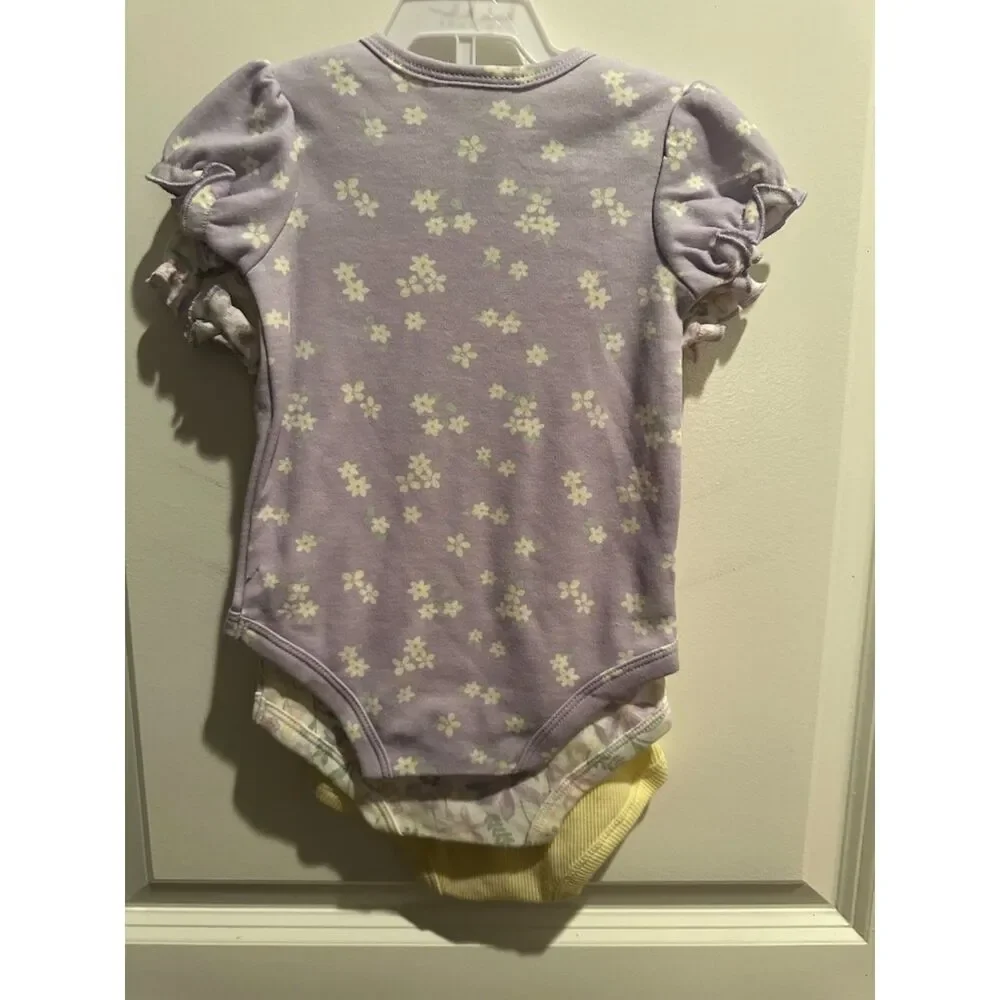 NWT Nicole Miller New York Baby Girl One Piece Shirts (3 Piece) Size 6/9 Months